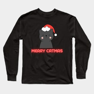 Merry Catmas Long Sleeve T-Shirt